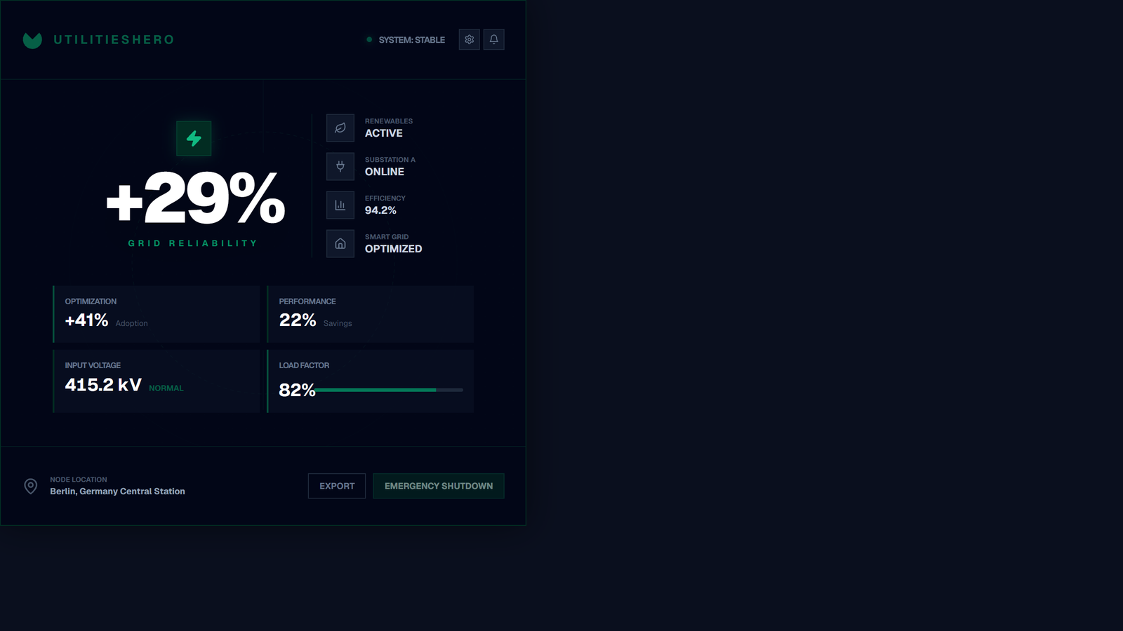 Utilities Command Center Tile